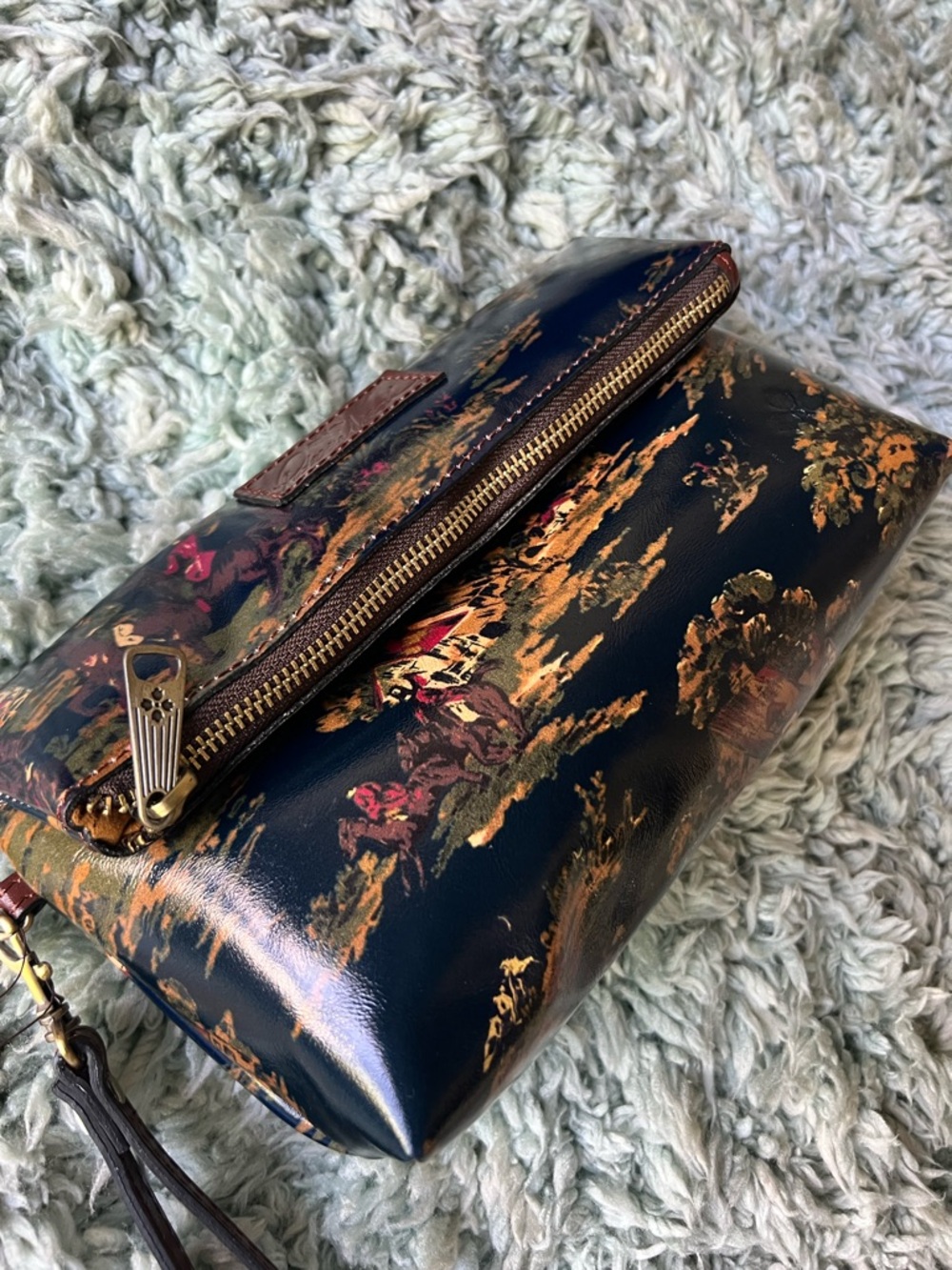 NWT PATRICIA NASH Wristlet/Clutch All Leather